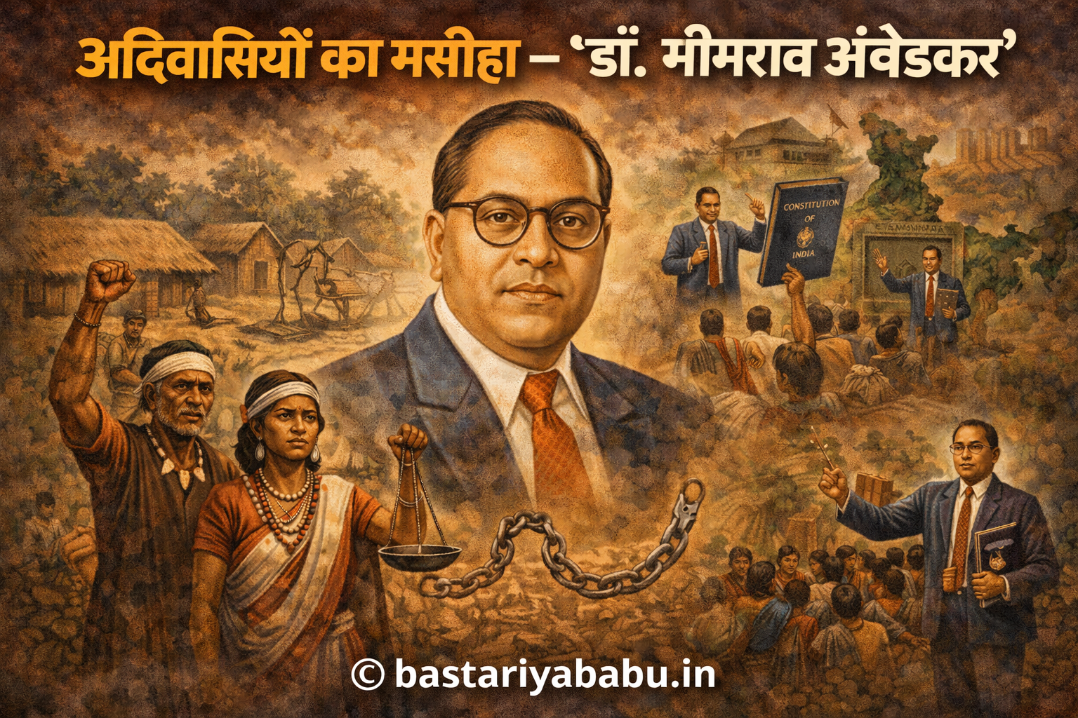 आदिवासियों का मसीहा – “डॉ. भीमराव अंबेडकर” - Bastariya Babu