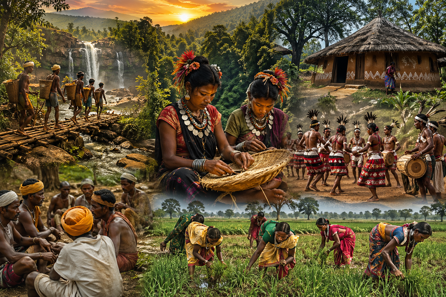 आदिवासी ज़िंदगी संस्कृति और ज़मीनी सच्चाइयाँ