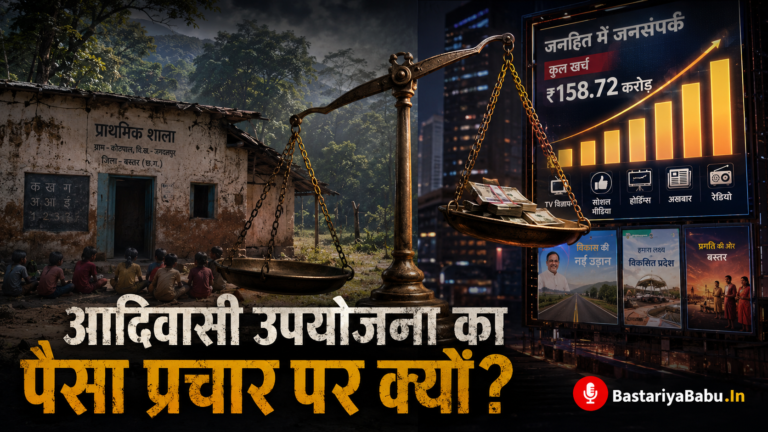 hhattisgarh-jan-sampark-vibhag-budget-spending-report-hindi